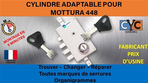 Tuto Cl Mottura Serrure Changer Remplacer Par Un Cylindre Adaptable