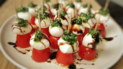 Tomaten Mozzarella H Ppchen Mit Pesto Jomnomnom Rezept Videos