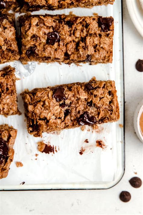 Peanut Butter Banana Oatmeal Bars Erin Lives Whole