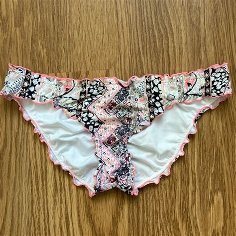 Victorias Secret Swim Victorias Secret Ruffled Bikini Bottom