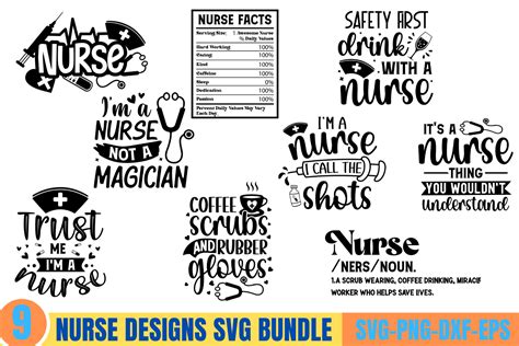 Nurse Designs Svg Bundle Graphic By Creativesvgzone Creative Fabrica