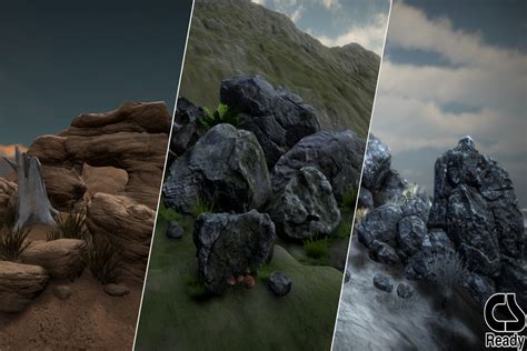 Rocks And Boulders Mega Pack Volume 1 3d Props Unity Asset Store