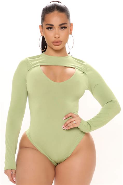 Check Your Facts Bodysuit Green Fashion Nova