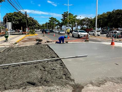 Prefeitura Realiza Pintura De Faixas Elevadas E Inicia Implanta O De