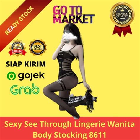 Jual Baju Tidur Wanita Lingeri Sexy See Through Lingerie Wanita Body