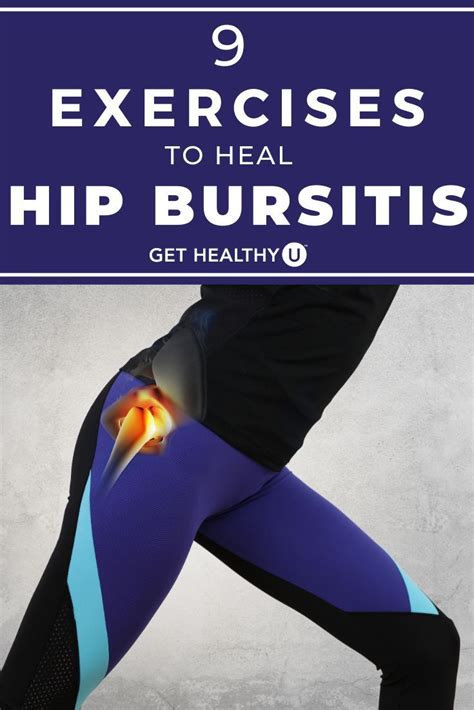 9 Best Exercises For Hip Bursitis Video Included Best Exercise For Hips Bursitis Hip Hip