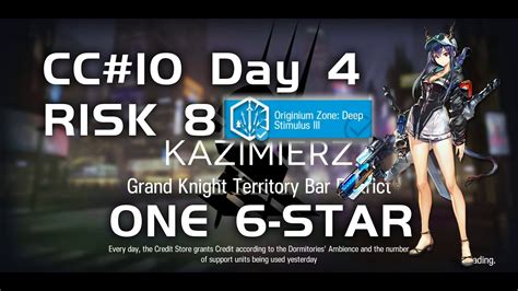 CC 10 Day 4 Grand Knight Territory Bar District Risk 8 Ultra Low