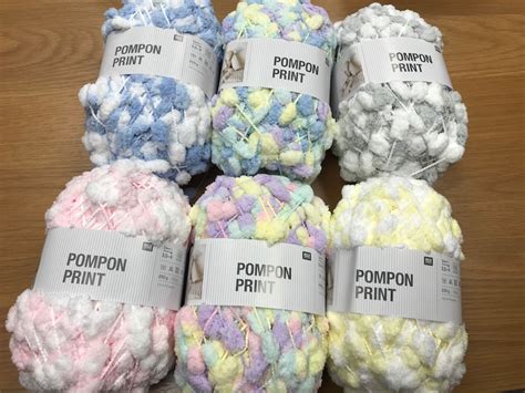 Rico Baby Pompon Wool Yarn Knitting Pom Pom Blanket Puff Etsy