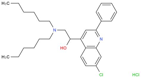 1 7 Chloro 2 Phenylquinolin 4 Yl 2 Dihexylamino Ethanol Cas 5431 82