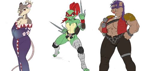 Teenage Mutant Ninja Turtles Genderbend Fan Art Media Chomp