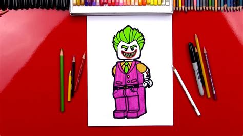 How To Draw Lego Joker - Art For Kids Hub