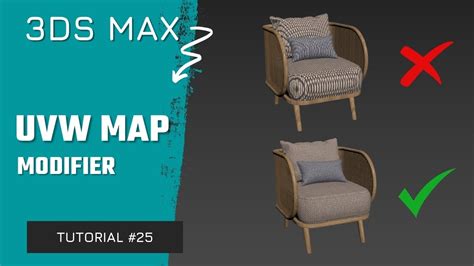 25 UVW Map Modifier In 3ds Max Ahsaan Rehman YouTube