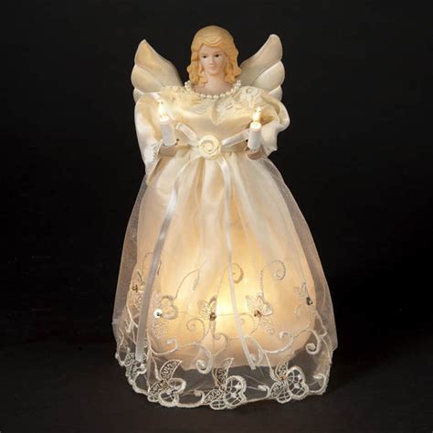 Gold Ivory Angel Tree Topper Item 105647 The Christmas Mouse