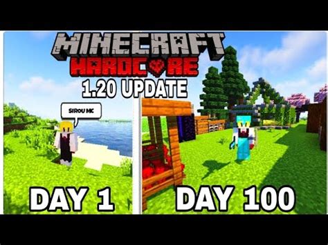 MÌNH ĐÃ SINH TỒN 100 NGÀY TRONG MINECRAFT 1 20 SIÊU KHÓ PHẦN 2