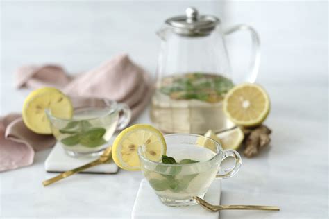 Lemon Ginger Mint Tea for Acne-Prone Skin - Glow by Marlowe