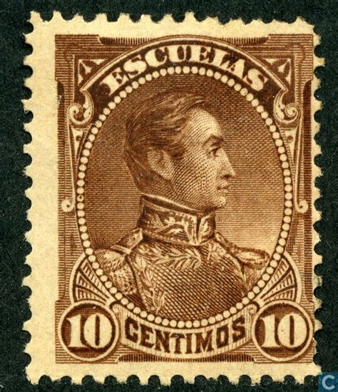 Simon Bolivar Stamp Venezuela Stamp Old Stamps Mail Stamp