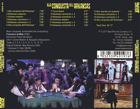 Film Music Site Alla Conquista Dell Arkansas Soundtrack Francesco De