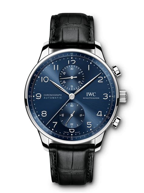 Montre Iwc Portugieser Chronographe Cadran Bleu