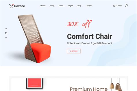 Ecommerce Html Template Daxone Fastcodespace