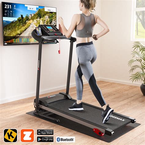 Geemax Electric Motorized Treadmill With 4 Incline Levels Speakers