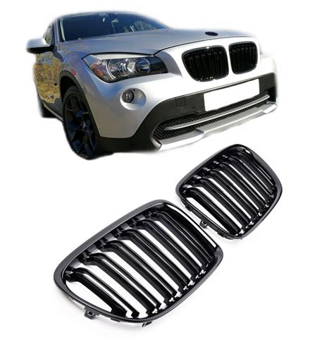 Atrapa Grill Bmw X E Nerki Czarny Nowy Podw Jne A Za Z