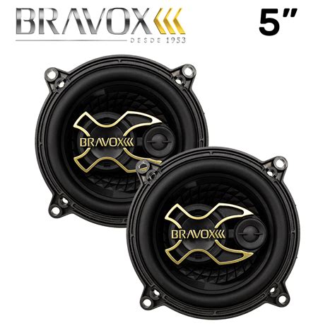 Par Alto Falante Triaxial Bravox B3x50g Gold 5 Pol 200w W16 Audio