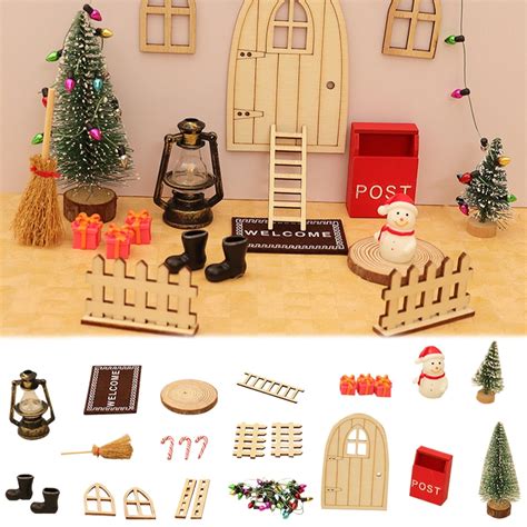 Black AND Friday clearance 2024!Event & Party,Gnome Door Set With Book 25 Pieces Gnome All Round ...