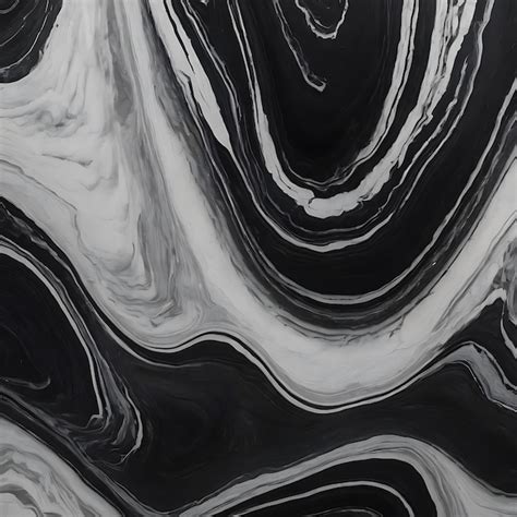 Premium Photo Close Up Of A Black And White Marble Textured Wall