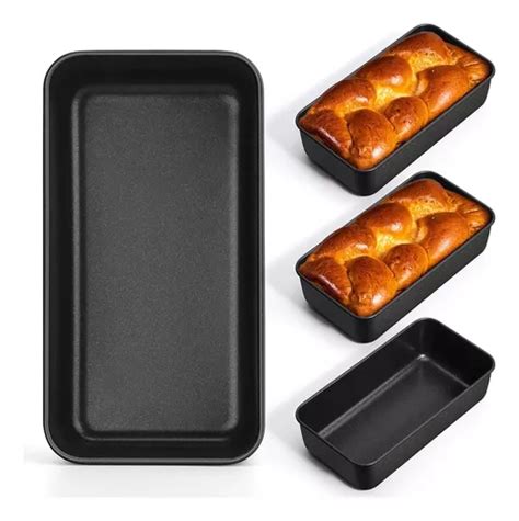 Juego De 4 Moldes Antiadherentes Para Pan Rectangulares De Cuotas