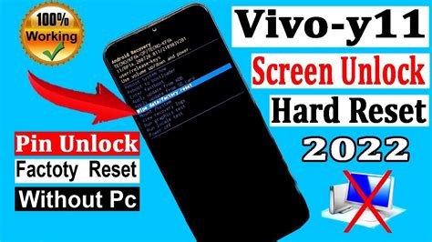 Vivo Y11 Lock Screen Password Reset 1906 Remove