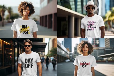 T-Shirt Mockup Stylish Models | Premium & Free PSD Mockup Store