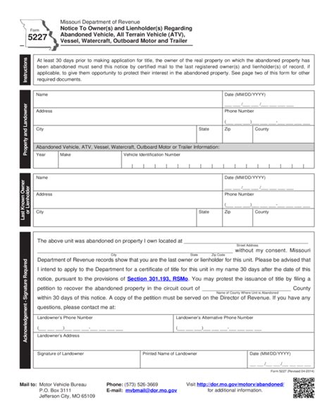 Form Missouri Department Of Revenue Edit Fill Sign Online