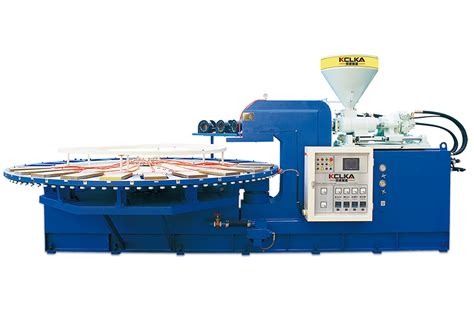 Full Automatic Rotary PVC Air Blowing Injection Molding Machine