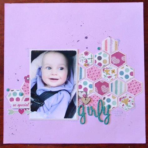 Girly Scrapbook Hey Mom Simple Set Baby Scrapbook Scrapbook