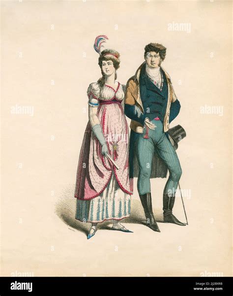 German Costumes, 1800, Illustration, The History of Costume, Braun ...