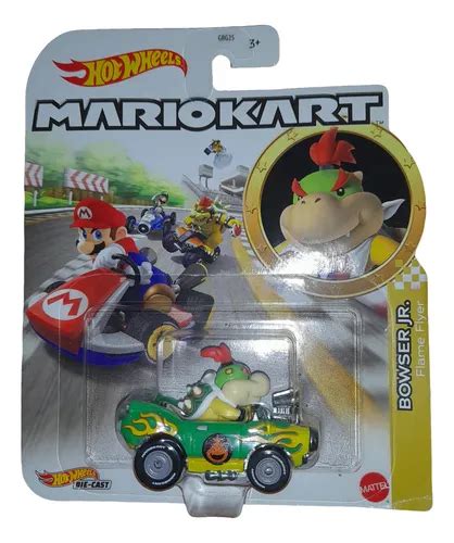 Bowser Jr Flame Flyer Hot Wheels Mario Kart Meses sin interés