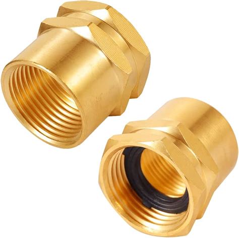 Amazon Uenede 2PCS Solid Brass Reducer Hex Nipples 3 4 GHT Female