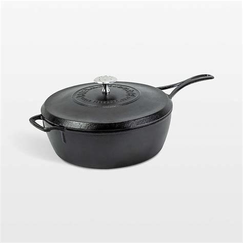lodge blacklock  qt deep skillet crate barrel
