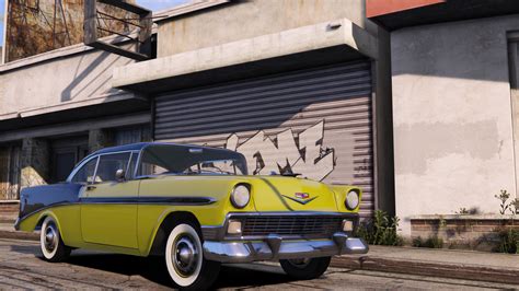 1956 Chevrolet Bel Air Nomad Add On LODs GTA5 Mods