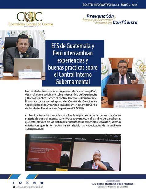 Boletines Al Contraloria General De Cuentas