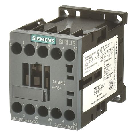 Siemens 3RT2516 1AP00 Schütz 4KW Spule 230VAC 4 polig gebraucht 22867