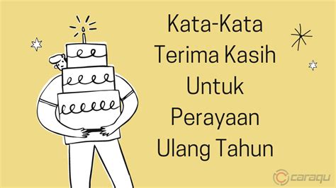 Ucapan Terima Kasih Ulang Tahun Lucu 55 Koleksi Gambar