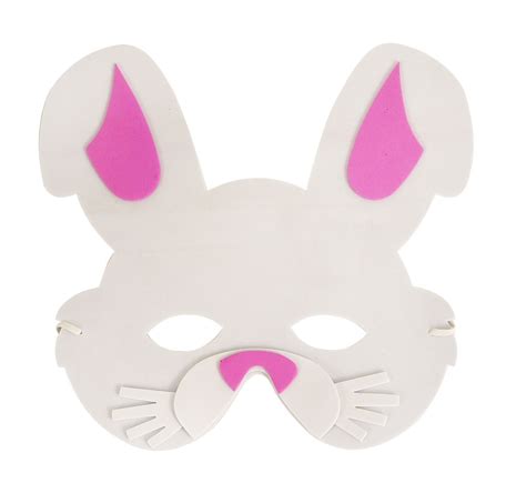 Easter Eva Foam Masks For Kids Chick Rabbit Lamb