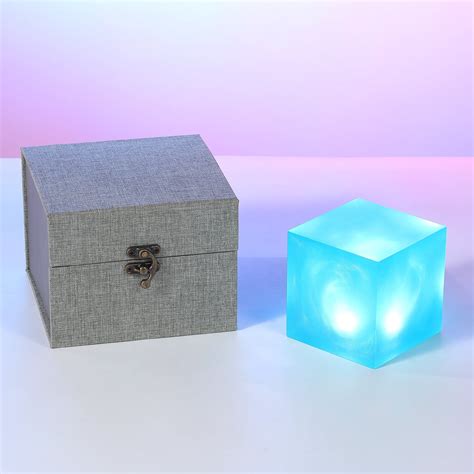 Tesseract Cube Cosmic Cube With Light Up Infinity Stone Space Etsy Ireland