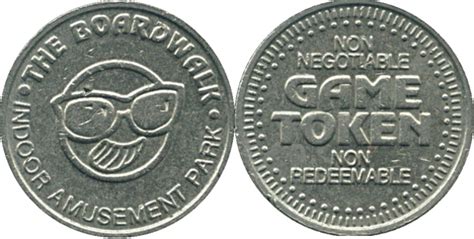 Game Token The Boardwalk Indoor Amusement Park Estados Unidos Numista