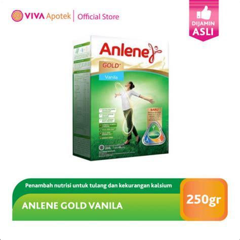 Anlene Gold Vanila Susu Untuk Tulang Kalsium 250 Gr