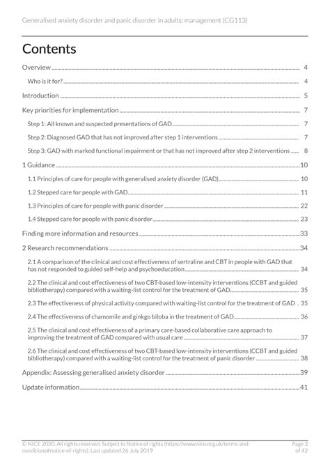 Solution Generalised Anxiety Disorder And Panic Disorder In Adults