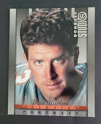 DAN MARINO 8x10 DONRUSS STUDIO PORTRAIT 1997 MIAMI DOLPHINS 15 NM MT