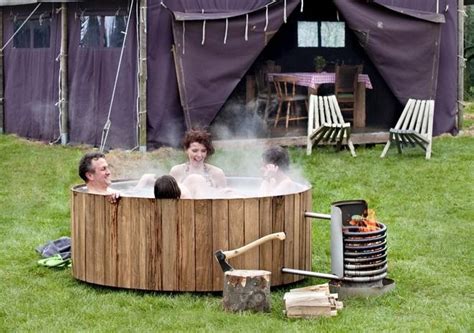 Wood Fired Hot Tub Iconic Dutchtub Heats Organically Backyard Accessories Hot Tub Outdoor