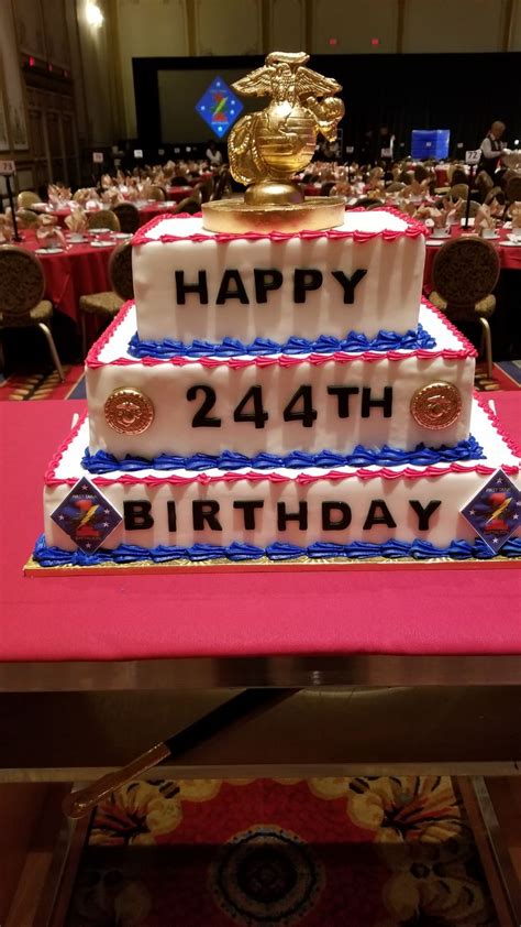 Usmc Birthday Ball Cake